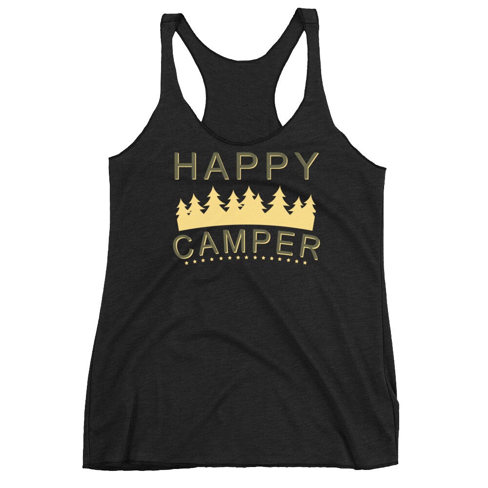 Glücklicher Camper Damen Racerback Tank Glücklicher Camper Damen Racerback Tank von ABunchaShirts