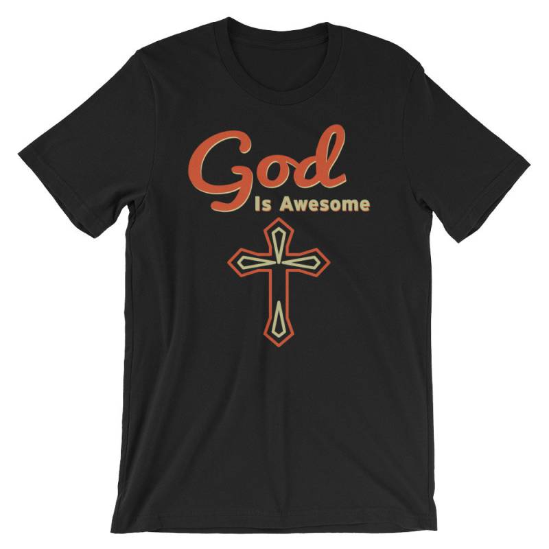 Gott Ist Genial - Religiösen Christian Kurzarm Unisex T-Shirt Gott Ist Genial - Religiösen Christian Kurzarm Unisex T-Shirt von ABunchaShirts