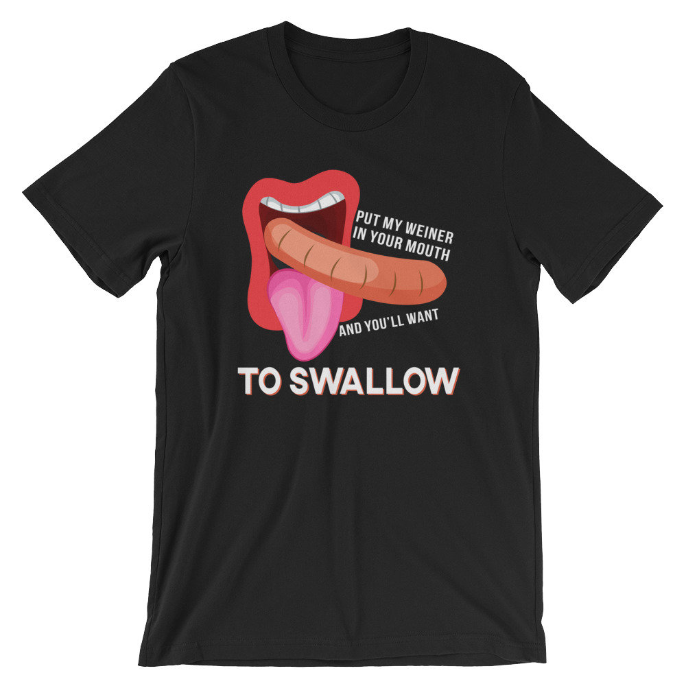 Lustige Legen Meine Weiner in Ihrem Mund Und Sie Wollen Sommer Bbq-Kurzarm Unisex T-Shirt Zu Schlucken Lustige Legen Meine Weiner in Ihrem Mund Und Sie Wollen Sommer Bbq-Kurzarm Unisex T-Shirt Zu Schlucken von ABunchaShirts