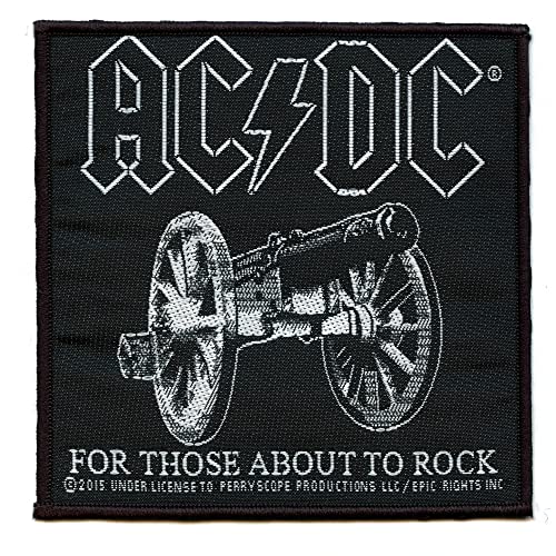 AC/DC BACK IN BLACK Patch von AC/DC