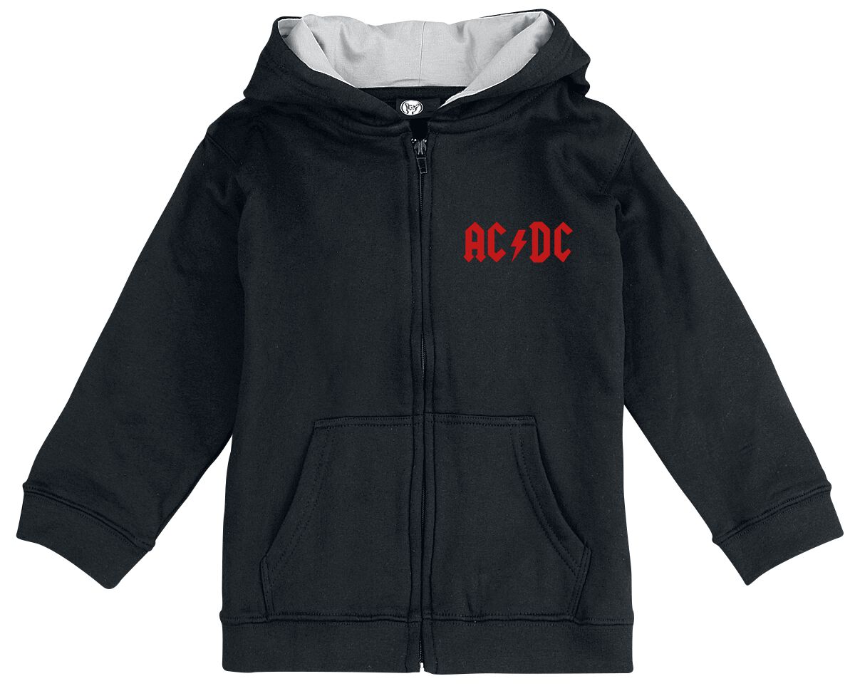 AC/DC Baby-Kapuzenjacke für Neugeborene - Metal-Kids - Black Ice - für Mädchen & Jungen - schwarz  - Lizenziertes Merchandise! von AC/DC