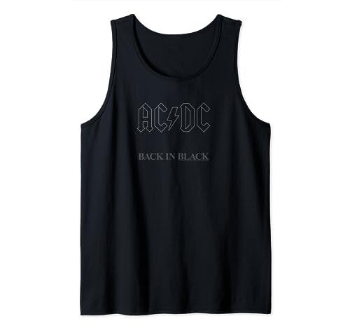 AC/DC — Albumcover von Back in Black Tank Top von AC/DC