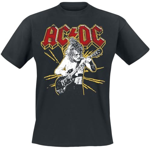 AC/DC Back in Black Männer T-Shirt schwarz 3XL 100% Baumwolle Band-Merch, Bands, Nachhaltigkeit von AC/DC