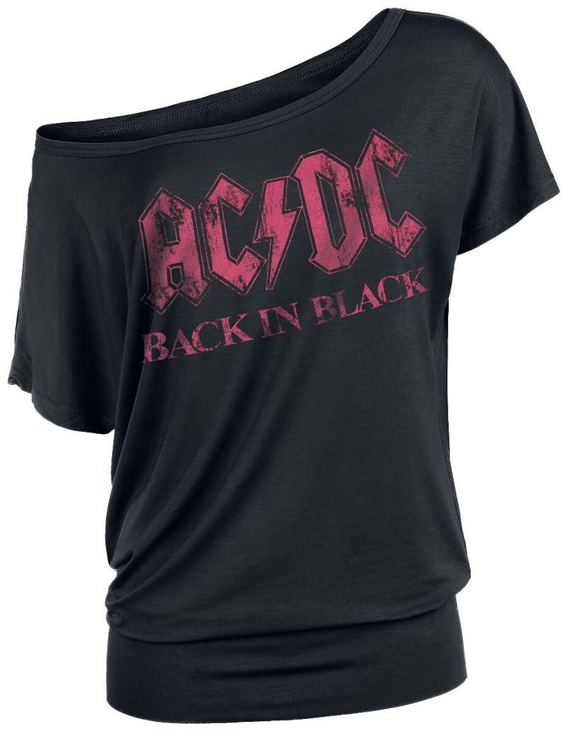 AC/DC Back in Black T-Shirt schwarz in 4XL von AC/DC