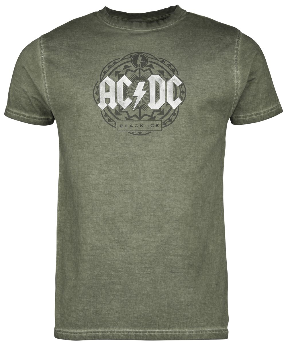 AC/DC Black Ice T-Shirt grün in 3XL von AC/DC