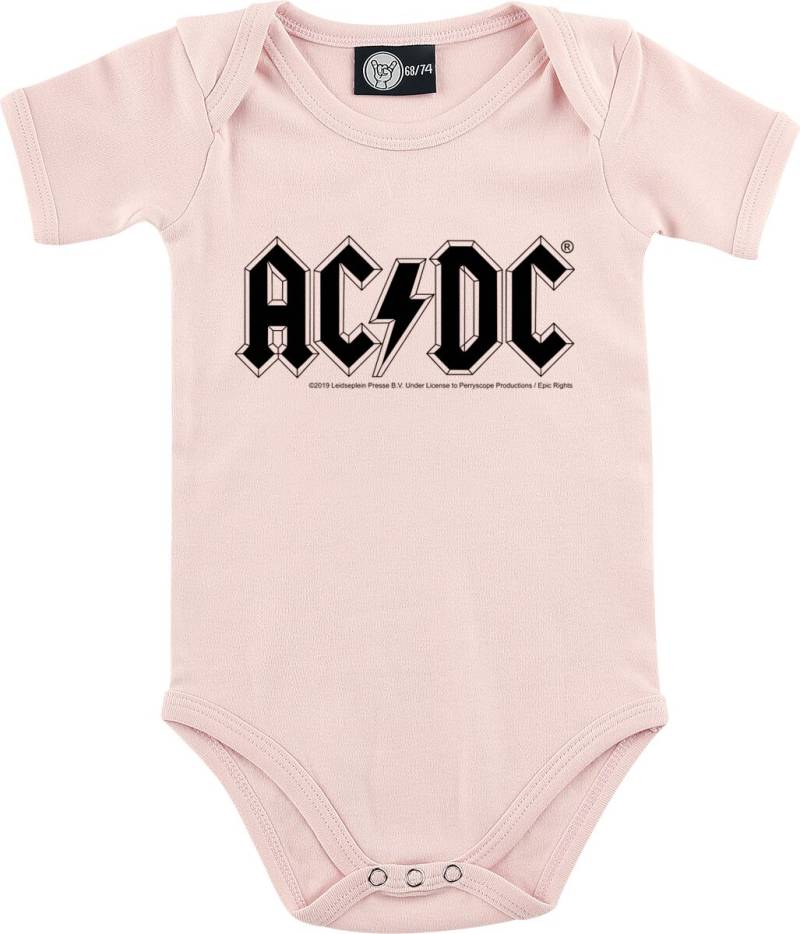 AC/DC Body für Kleinkinder - Metal-Kids - Logo - für Mädchen & Jungen - rosa  - Lizenziertes Merchandise! von AC/DC
