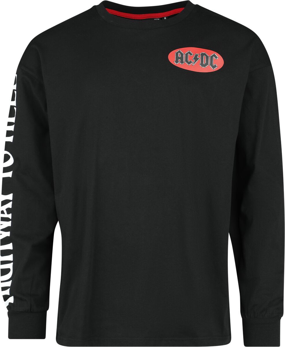 AC/DC EMP Signature Collection - Oversize Langarmshirt schwarz in XL von AC/DC