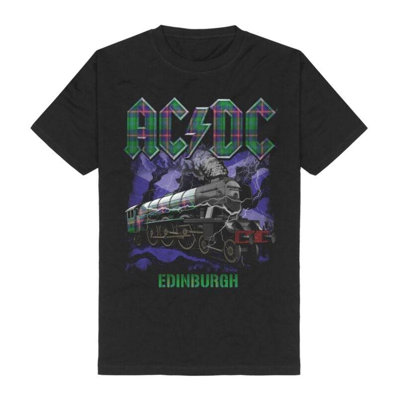 AC/DC Edinburgh T-Shirt schwarz in 3XL von AC/DC