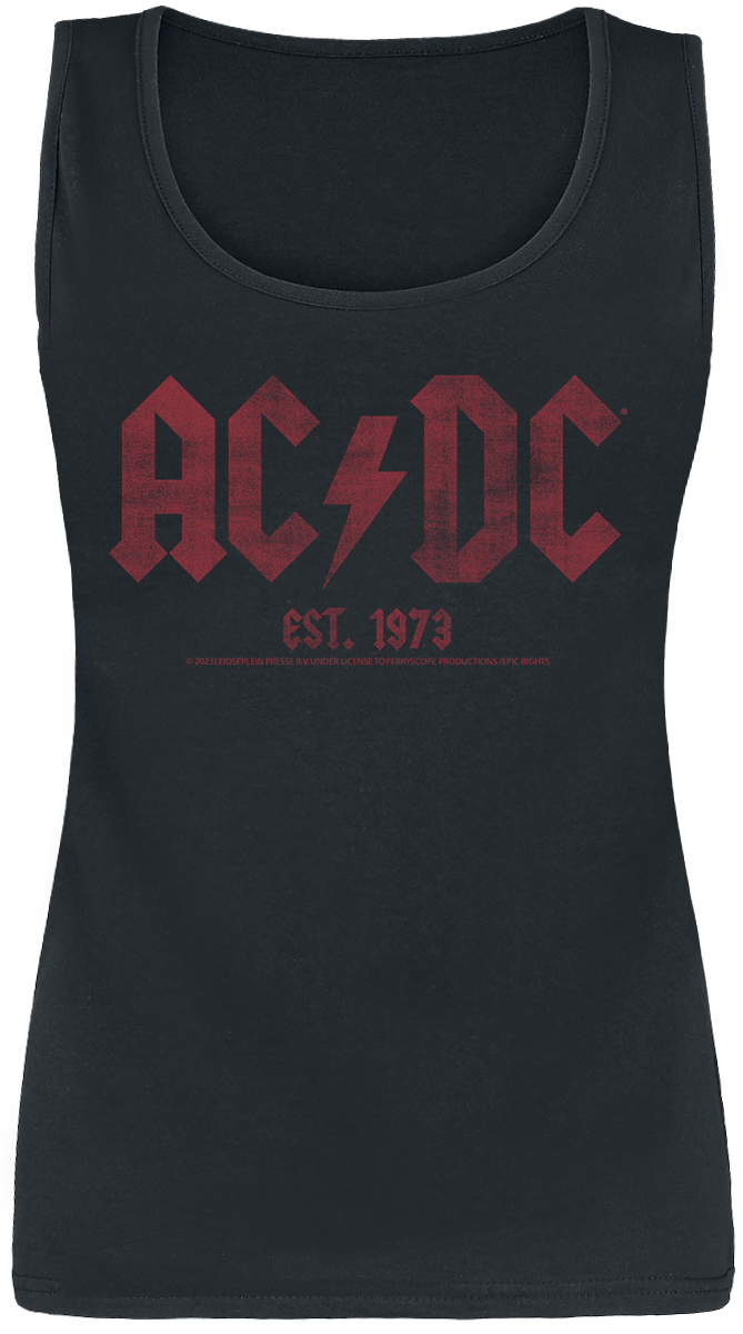 AC/DC - Est. 1973 - Tank-Top - schwarz - EMP Exklusiv! von AC/DC