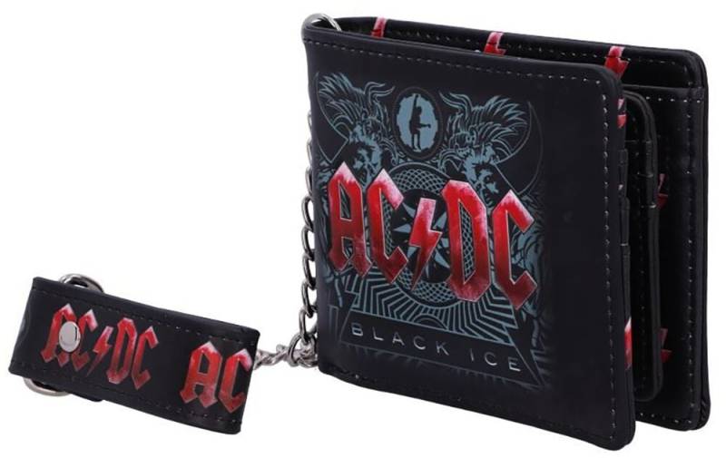 AC/DC Geldbörse - Black Ice - für Männer   - Lizenziertes Merchandise! von AC/DC