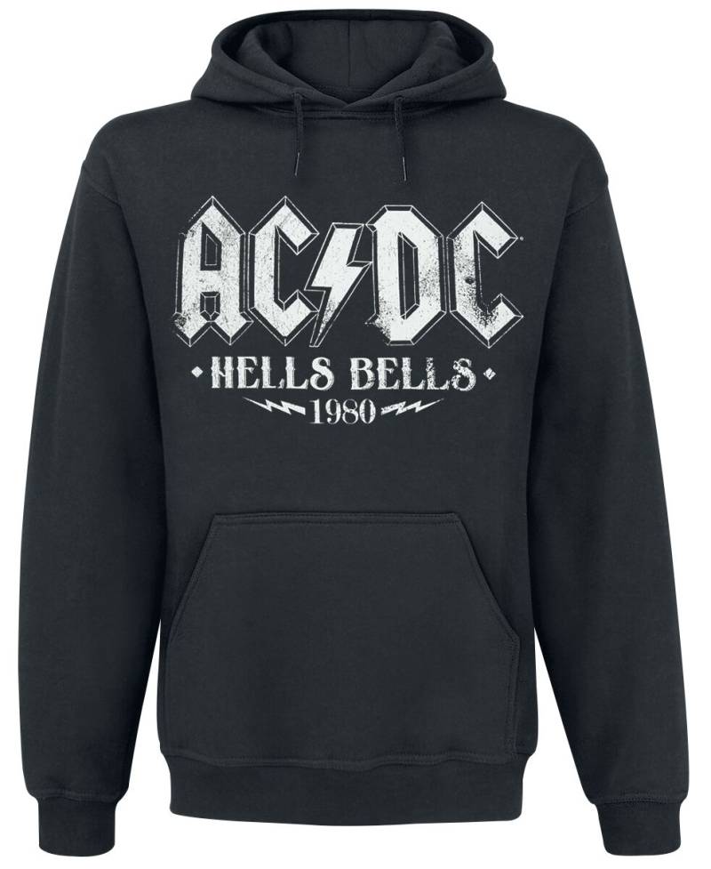 AC/DC Hells Bells 1980 Kapuzenpullover schwarz in M von AC/DC