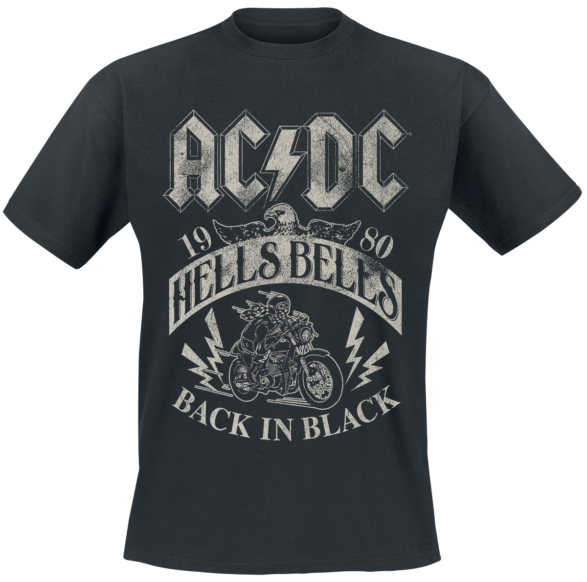 AC/DC - Hells Bells 1980 - T-Shirt - schwarz von AC/DC