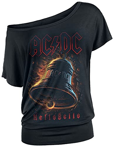 AC/DC Hells Bells Frauen T-Shirt schwarz 4XL 95% Viskose, 5% Elasthan Band-Merch, Bands von AC/DC