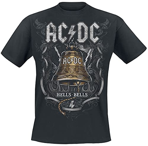 AC/DC Hells Bells Männer T-Shirt schwarz L 100% Baumwolle Band-Merch, Bands, Nachhaltigkeit von AC/DC