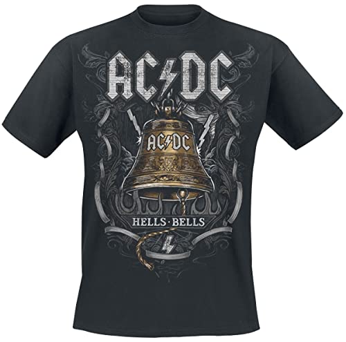 AC/DC Hells Bells Männer T-Shirt schwarz S 100% Baumwolle Band-Merch, Bands, Nachhaltigkeit von AC/DC