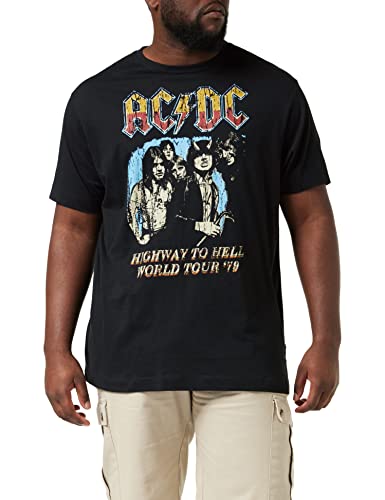 AC/DC Herren Acdc - Highway World Tour 79' Mens Black Sml T Shirt, Schwarz (Black Blk), S EU von AC/DC