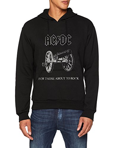 AC/DC Herren About to Rock Hoodie, Schwarz, XL von AC/DC