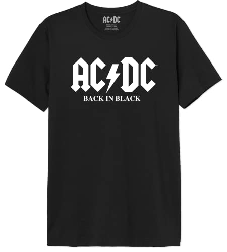 AC/DC Herren MEACDCRTS001 t Shirt Damen, Schwarz, S von AC/DC