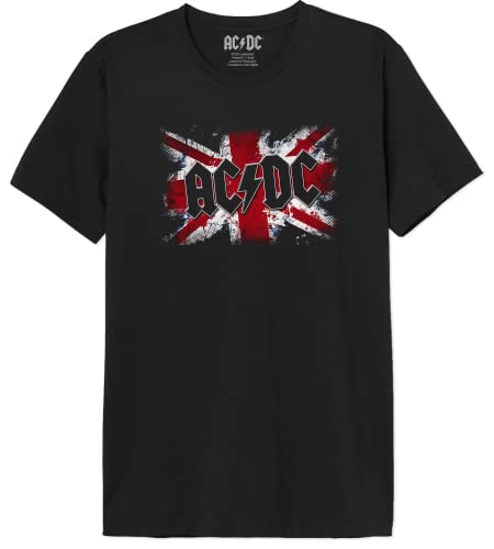 AC/DC Herren MEACDCRTS036 t Shirt Damen, Schwarz, L von AC/DC
