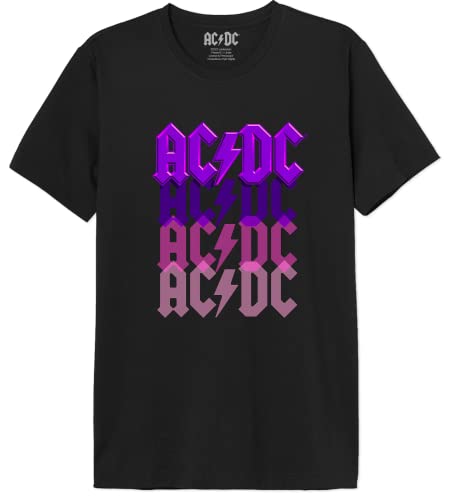 AC/DC Herren MEACDCRTS064 t Shirt Damen, Schwarz, XXL von AC/DC