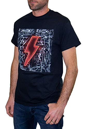 AC/DC Herren Power Up T-Shirt, Flash, XXL von AC/DC