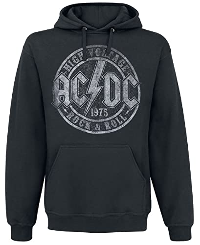 AC/DC High Voltage Männer Kapuzenpullover schwarz M 80% Baumwolle, 20% Polyester Band-Merch, Bands von AC/DC