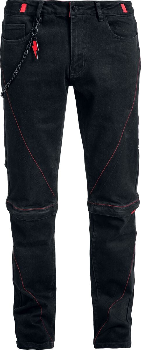 AC/DC Jeans - EMP Signature Collection - W32L32 bis W36L34 - für Männer - Größe W32L32 - schwarz  - EMP exklusives Merchandise! von AC/DC