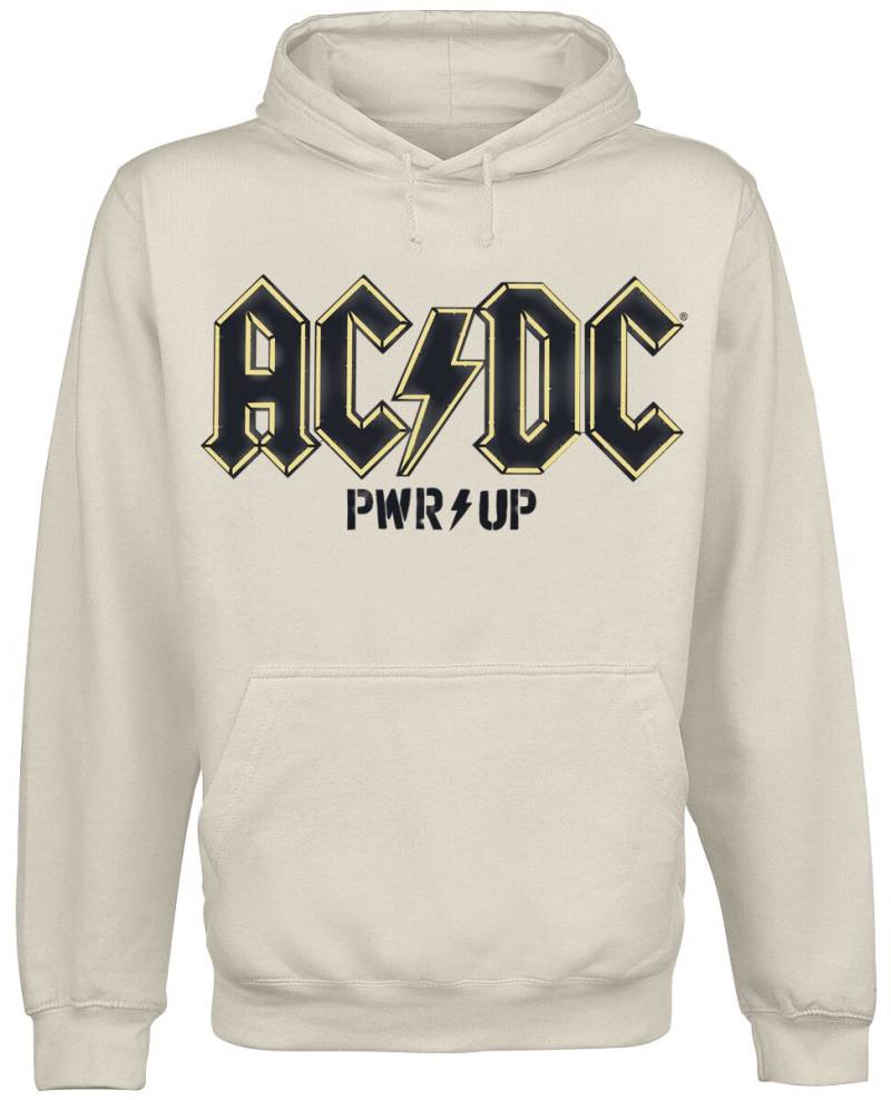 AC/DC Kapuzenpullover - PWRUP Angus Devil - M bis 3XL - für Männer - Größe M - beige  - EMP exklusives Merchandise! von AC/DC