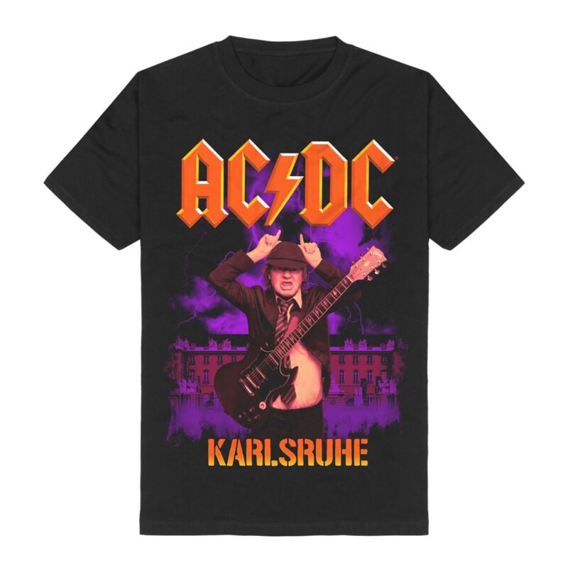 AC/DC Karlsruhe T-Shirt schwarz in L von AC/DC