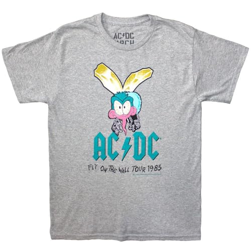AC/DC Kinder-T-Shirt "Fly On The Wall Tour" 85, grau, 3-4 Jahre von AC/DC
