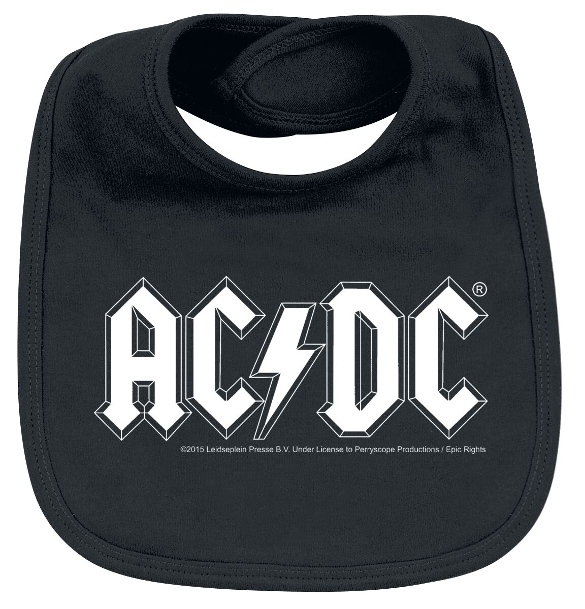 AC/DC Lätzchen - Metal-Kids - Logo - für Mädchen & Jungen - schwarz  - Lizenziertes Merchandise! von AC/DC