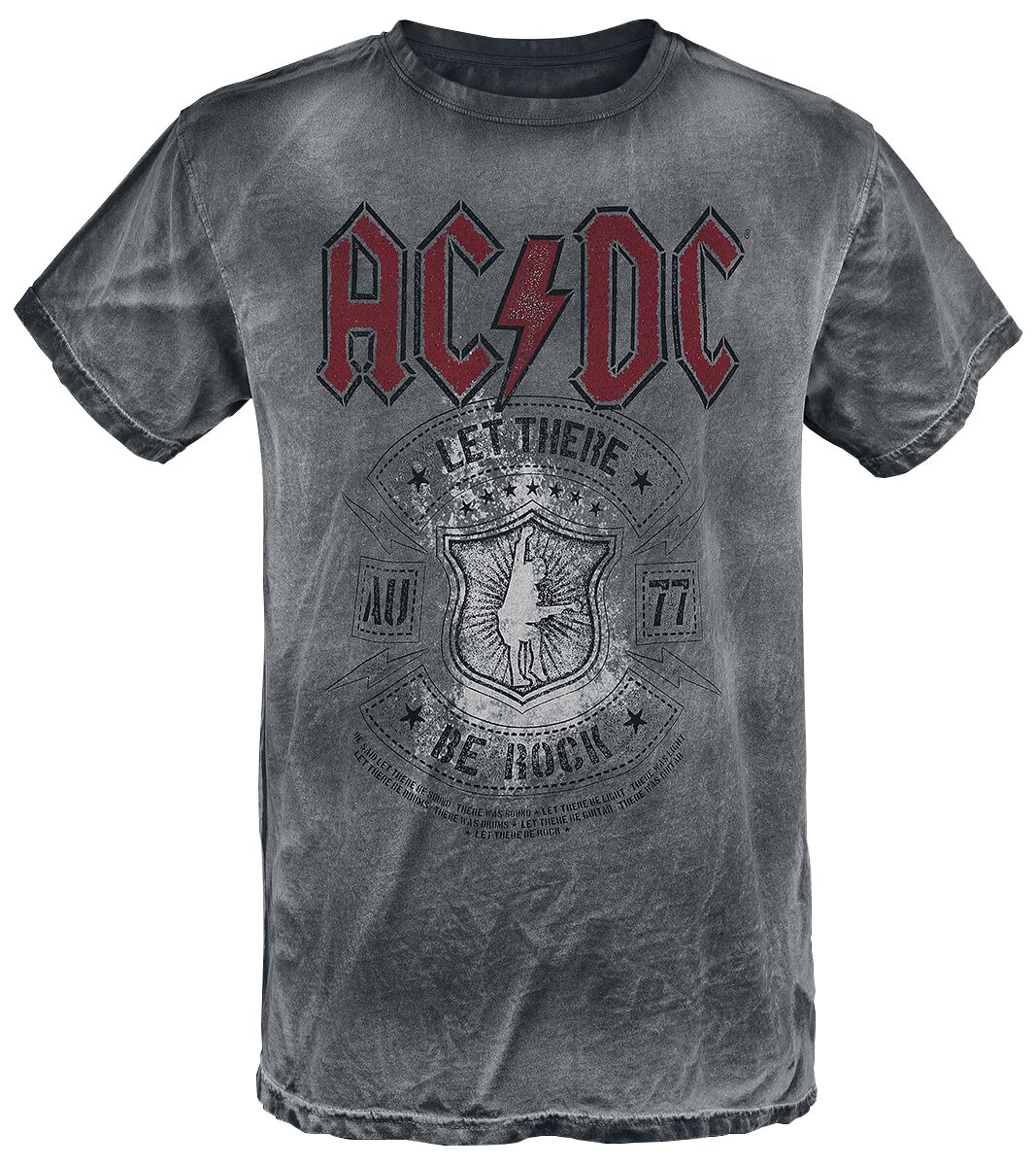 AC/DC Let There Be Rock T-Shirt grau in XL von AC/DC