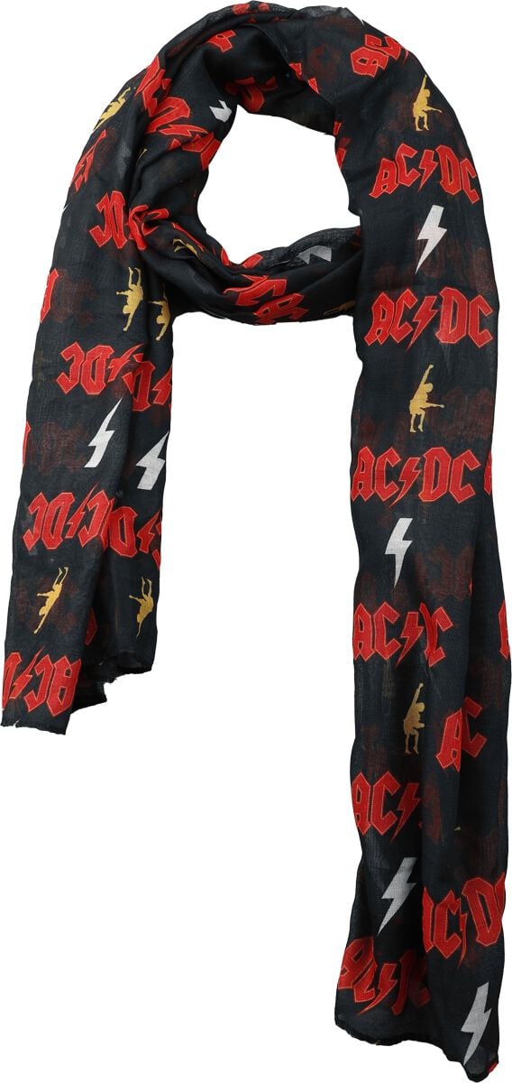 AC/DC Logo Tuch schwarz rot von AC/DC
