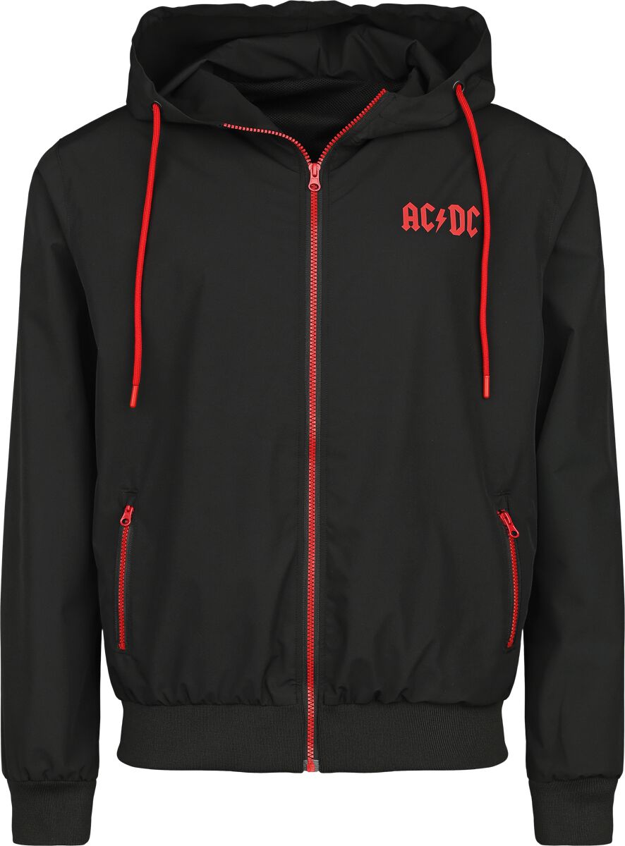 AC/DC Logo Windbreaker schwarz in 3XL von AC/DC