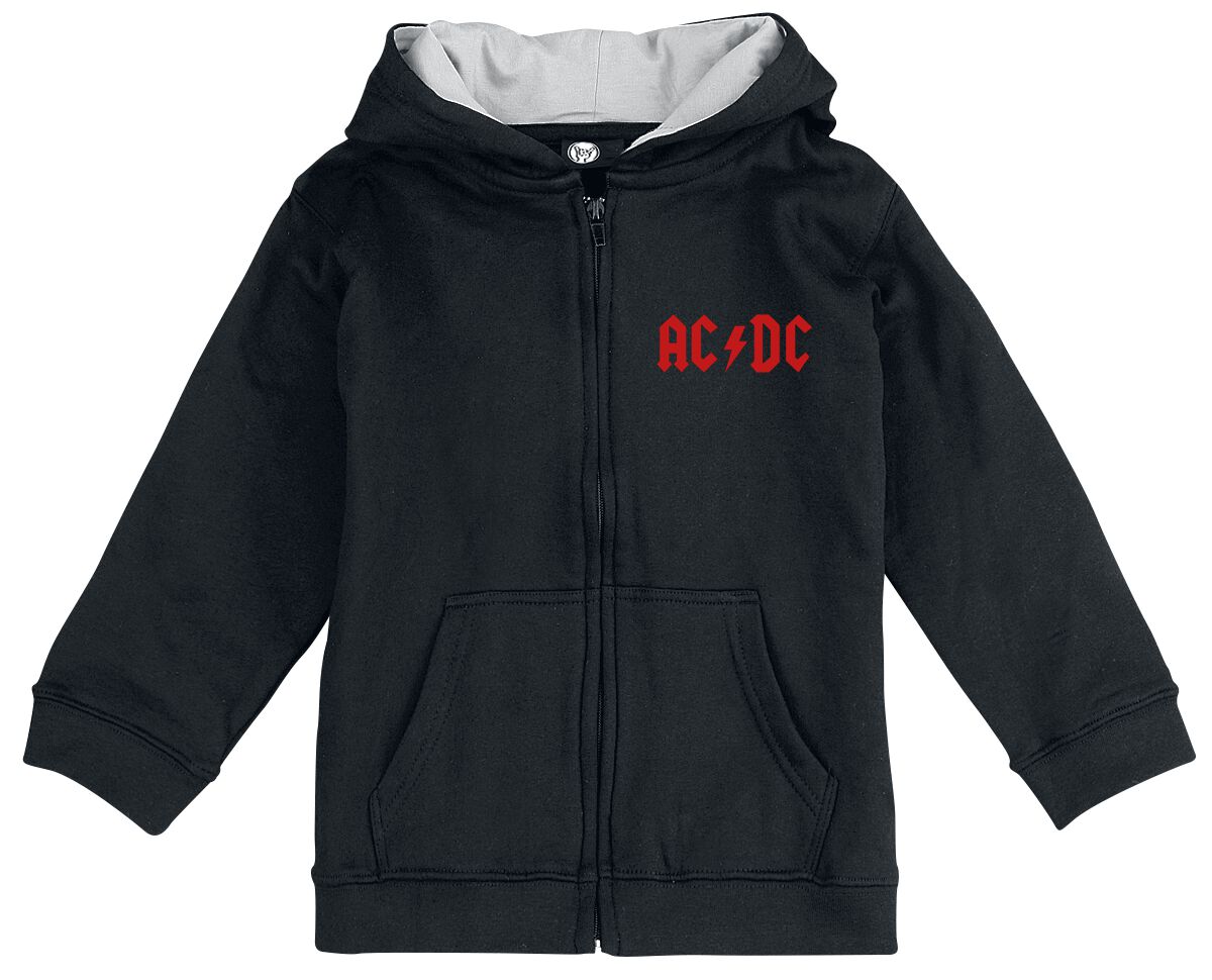 AC/DC Metal-Kids - Black Ice Baby-Kapuzenjacke schwarz in 56/62 von AC/DC