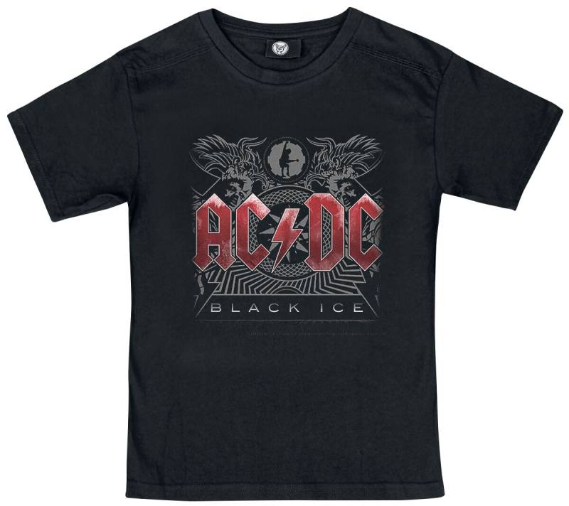 AC/DC Metal-Kids - Black Ice T-Shirt schwarz in 92 von AC/DC