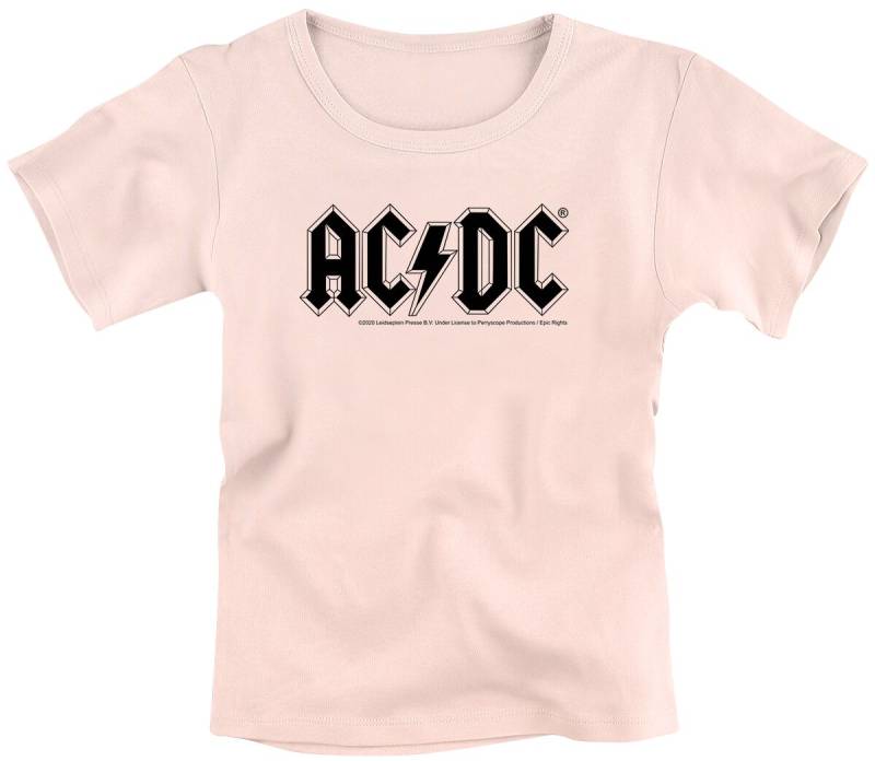 AC/DC Metal-Kids - Logo T-Shirt rosa in 164 von AC/DC