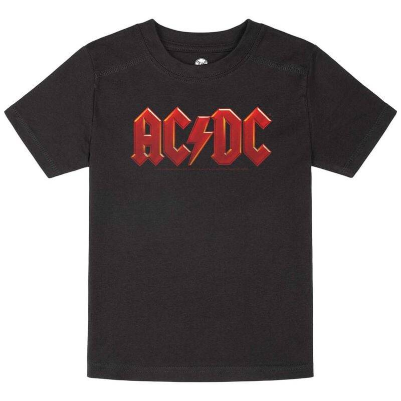 AC/DC Metal-Kids - Logo T-Shirt schwarz in 104 von AC/DC