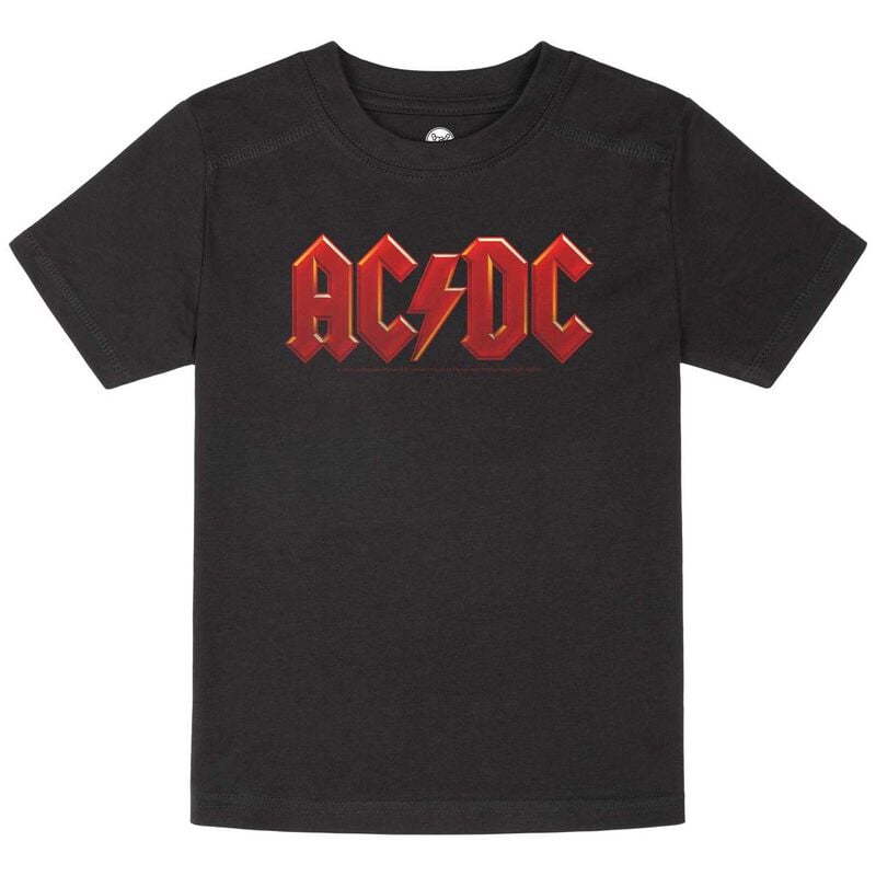 AC/DC Metal-Kids - Logo T-Shirt schwarz in 92 von AC/DC