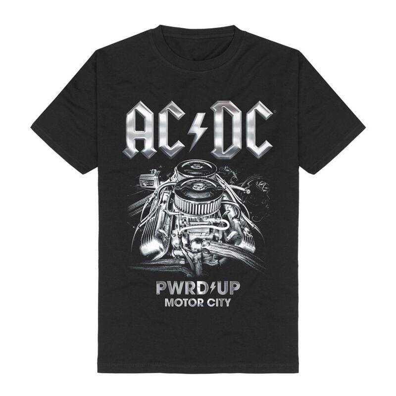 AC/DC PWRUP Detroit T-Shirt schwarz in 3XL von AC/DC
