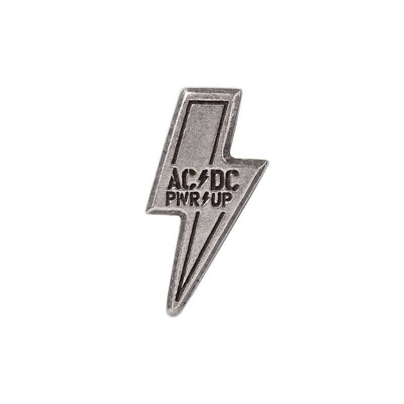 AC/DC Pin - PWR UP - silberfarben  - Lizenziertes Merchandise! von AC/DC