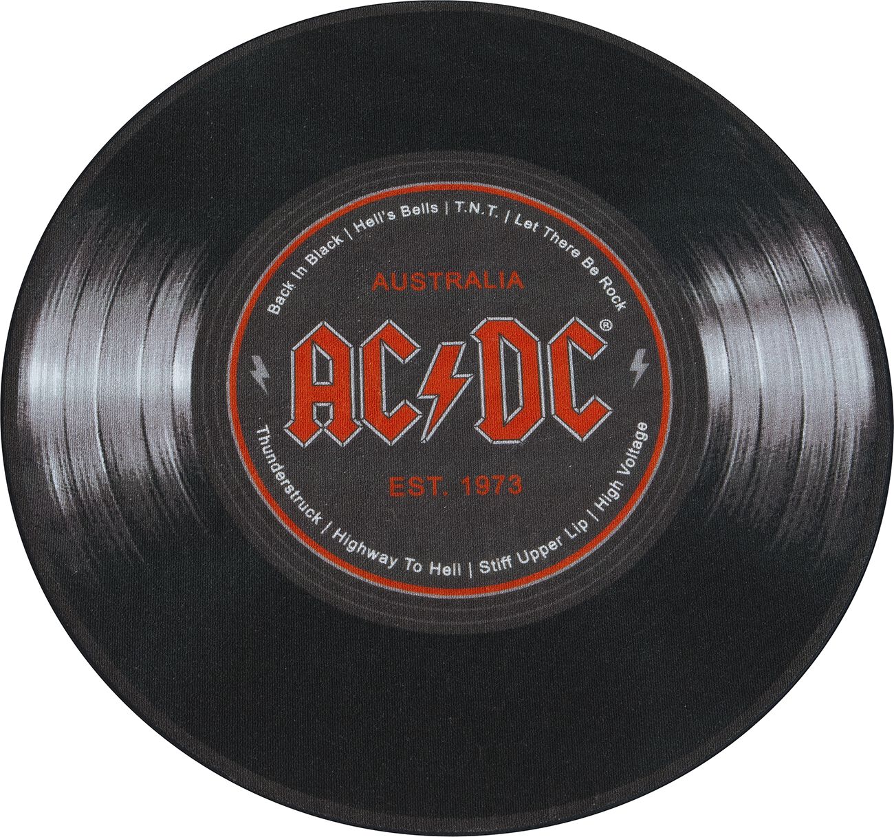 AC/DC Schallplatte Teppich schwarz von AC/DC