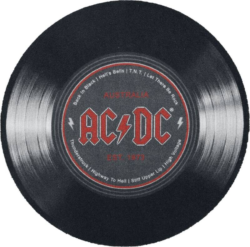 AC/DC Schallplatte Teppich schwarz von AC/DC