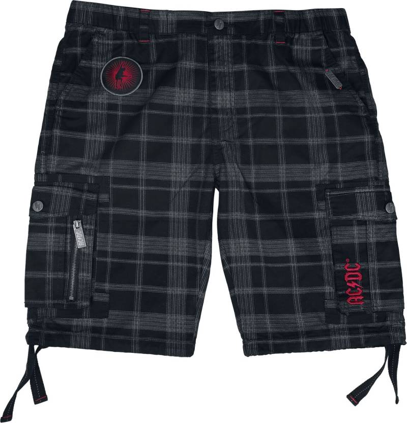 AC/DC Short - EMP Signature Collection - S bis 3XL - für Männer - Größe 3XL - schwarz/grau  - EMP exklusives Merchandise! von AC/DC