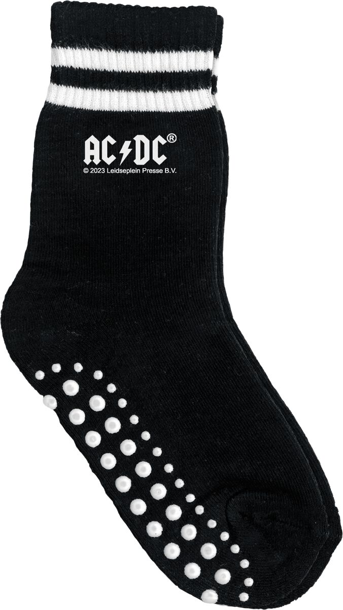 AC/DC Socken für Kinder - Metal-Kids - Logo - für Mädchen & Jungen - schwarz  - Lizenziertes Merchandise! von AC/DC
