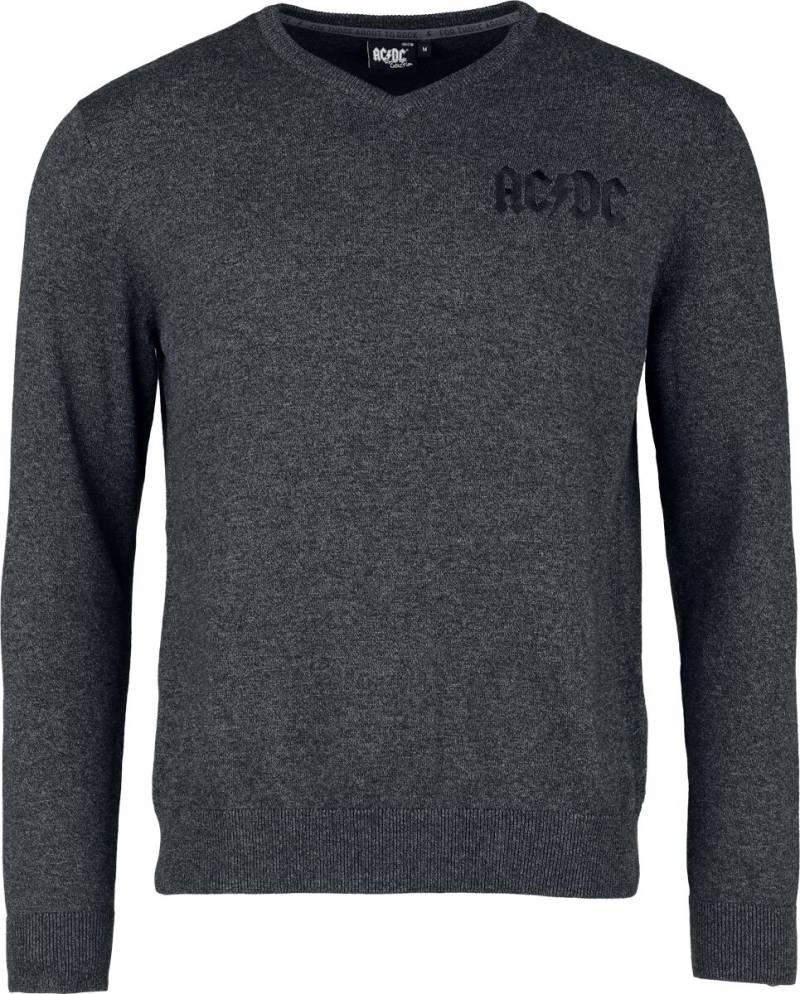 AC/DC Strickpullover - EMP Signature Collection - M bis 3XL - für Männer - Größe XL - schwarz/grau  - EMP exklusives Merchandise! von AC/DC