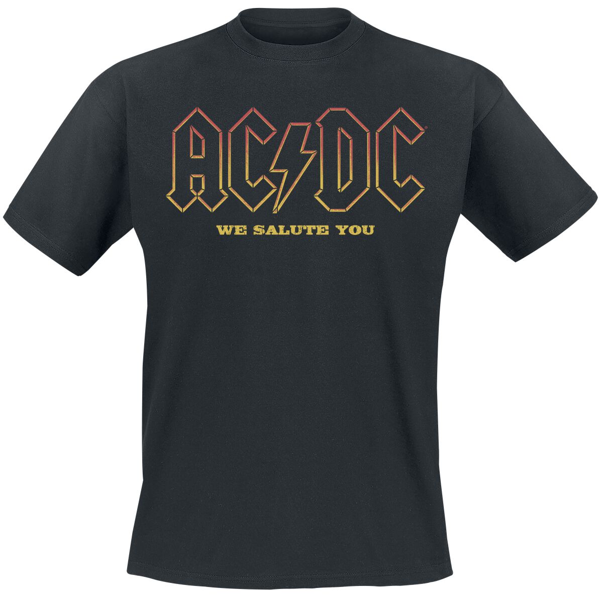 AC/DC T-Shirt - About To Rock Salute - S bis 5XL - für Männer - Größe 5XL - schwarz  - Lizenziertes Merchandise! von AC/DC