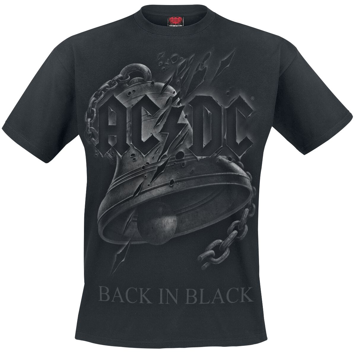 AC/DC T-Shirt - Back In Black Torn - S bis 4XL - für Männer - Größe L - schwarz  - EMP exklusives Merchandise! AC/DC T-Shirt - Back In Black Torn - S bis 4XL - für Männer - Größe L - schwarz  - EMP exklusives Merchandise! von AC/DC