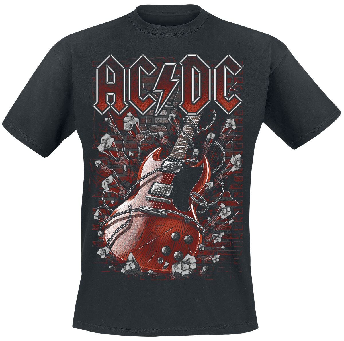AC/DC T-Shirt - Breaking The Wall - S bis 4XL - für Männer - Größe XXL - schwarz - Lizenziertes Merchandise! AC/DC T-Shirt - Breaking The Wall - S bis 4XL - für Männer - Größe XXL - schwarz - Lizenziertes Merchandise! von AC/DC