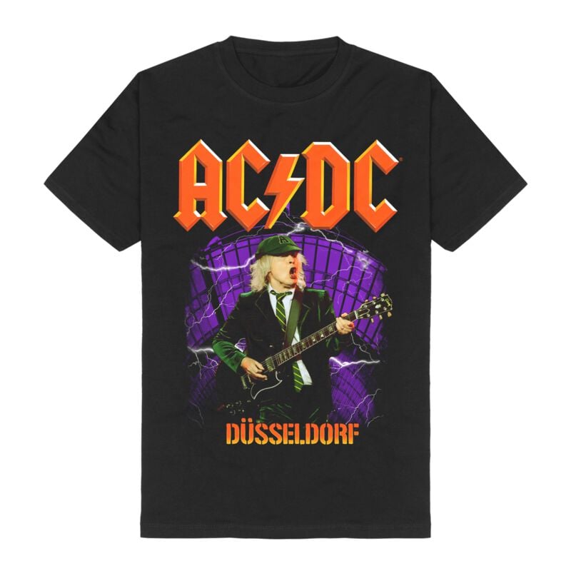 AC/DC T-Shirt - Duesseldorf - S bis 3XL - für Männer - Größe XL - schwarz  - Lizenziertes Merchandise! von AC/DC
